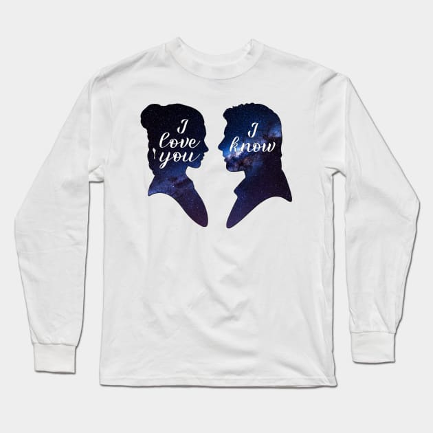 Han and Leia "I love you. I Know" Long Sleeve T-Shirt by baranskini